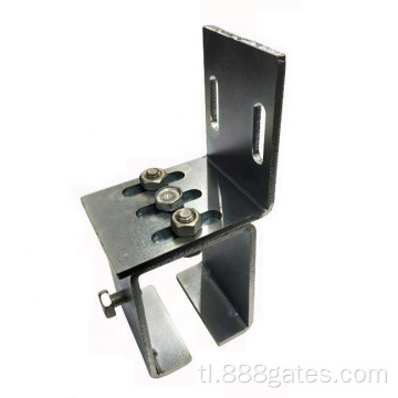 Hanging door roller track bracket para sa sliding door